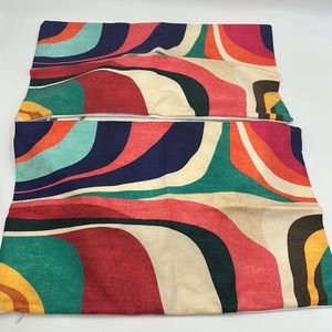 Modern Rectangle Lumbar Zippered Pillow Cover